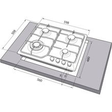 Варочная поверхность FREGGIA HR 640 VGTAN