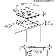 Варильна поверхня ELECTROLUX GPE363MX