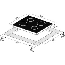 Варочная поверхность FREGGIA HCFI64W