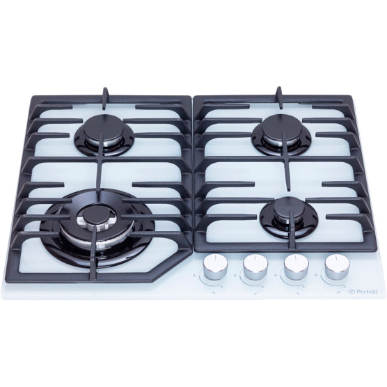 Варильна поверхня PERFELLI HGG 61694 WH Тип поверхні газова