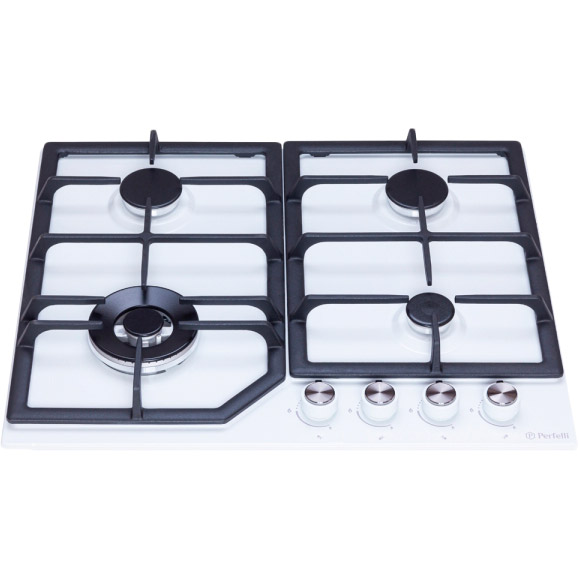Варильна поверхня PERFELLI HGM 61624 WH Тип поверхні газова
