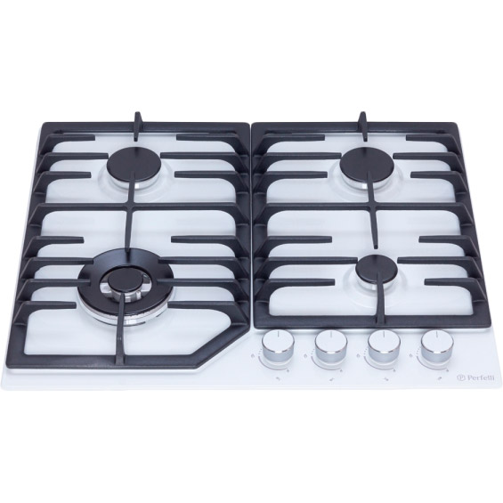 Варильна поверхня PERFELLI HGM 61694 WH Тип поверхні газова