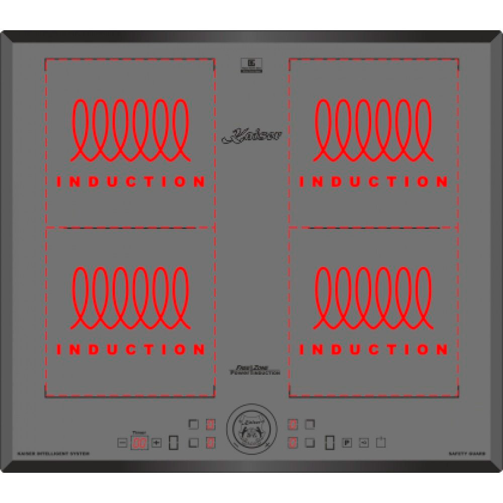 Варочная поверхность KAISER KCT6730FIG Тип поверхности индукционная