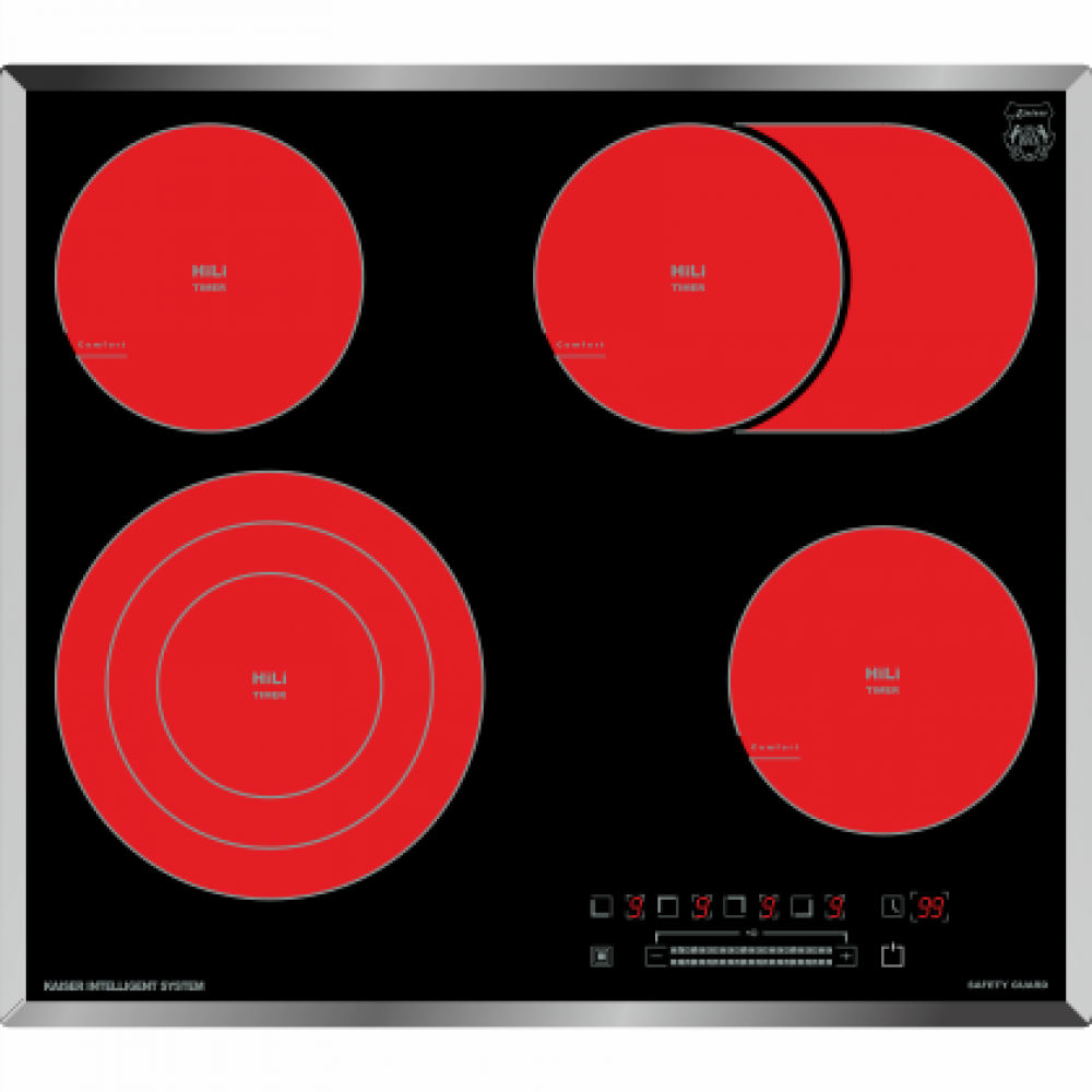 Варильна поверхня KAISER KCT6715F Електроконфорки 4