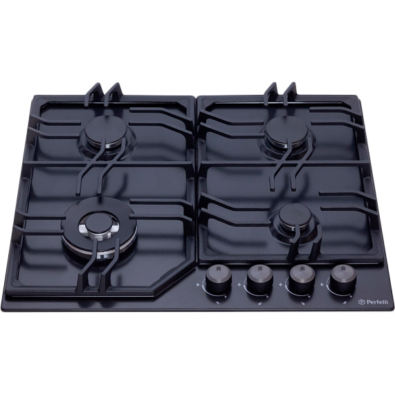 Варильна поверхня PERFELLI HGM 61674 BL Тип поверхні газова