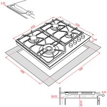 Варильна поверхня WEILOR GM W 604 SS