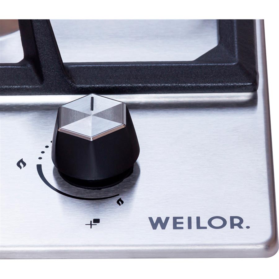 Варильна поверхня WEILOR GM W 604 SS Газові конфорки 4