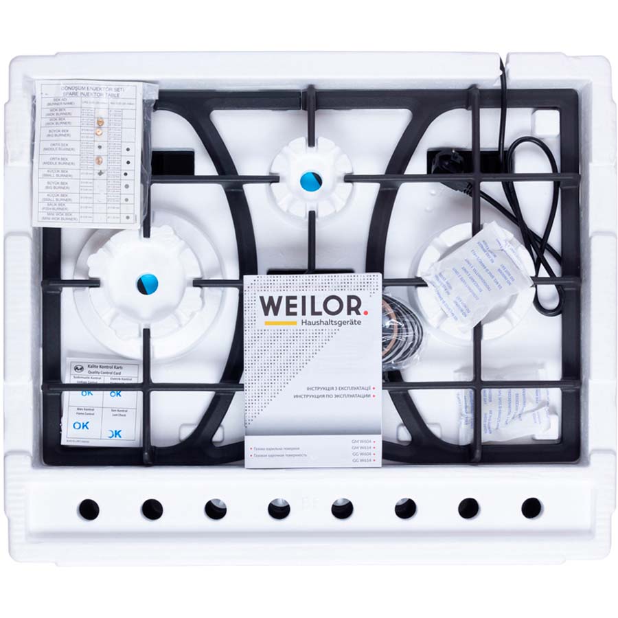 В Україні Варильна поверхня WEILOR GG W 614 BL