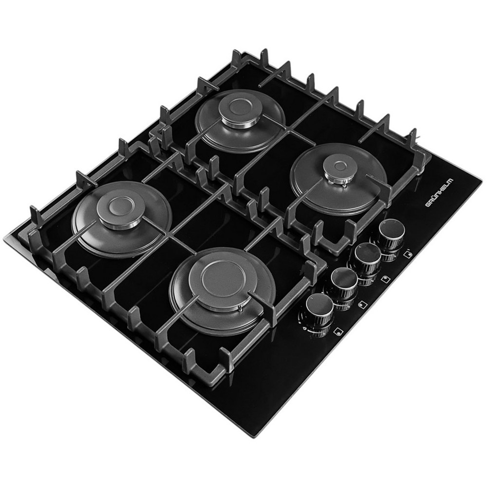 Варильна поверхня GRUNHELM GPG 6214 BF Газові конфорки 4