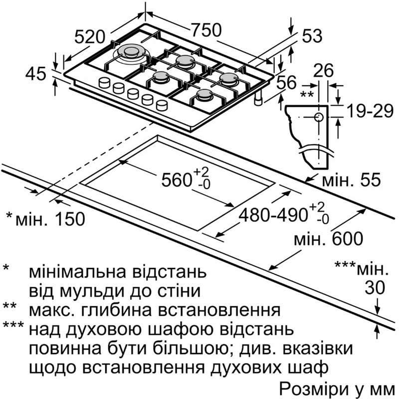 Изображение Варочная поверхность BOSCH PCS7A5M90