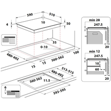 Варочная поверхность WHIRLPOOL WSQ7360NE