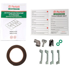 Варильна поверхня PERFELLI HGM 31424 WH