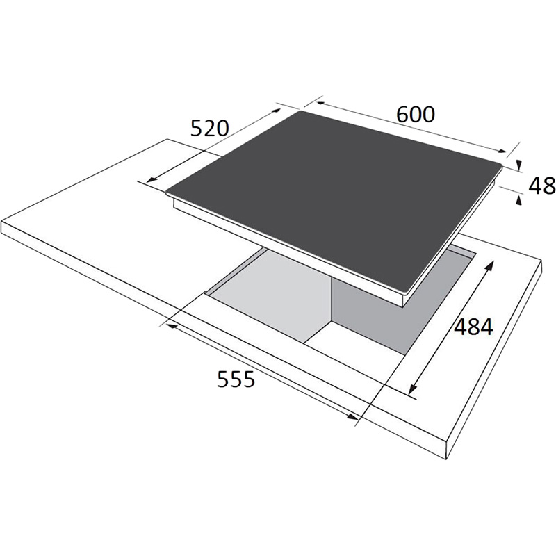 Варочная поверхность HANSA BHKS630590 Газовые конфорки 4