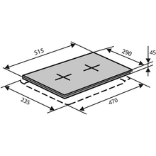 Варочная поверхность VENTOLUX HE302 (INOX) 3