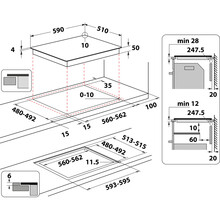 Варочная поверхность WHIRLPOOL WS Q4860 NE