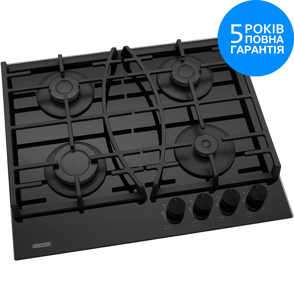 Варильна поверхня ELEYUS LIRA 60 BL CF Права задня 1750 Вт, 75 мм