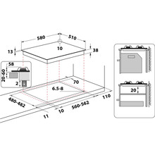 Варочная поверхность WHIRLPOOL TGML 660 NB