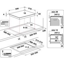 Варочная поверхность WHIRLPOOL WS Q2160 NE