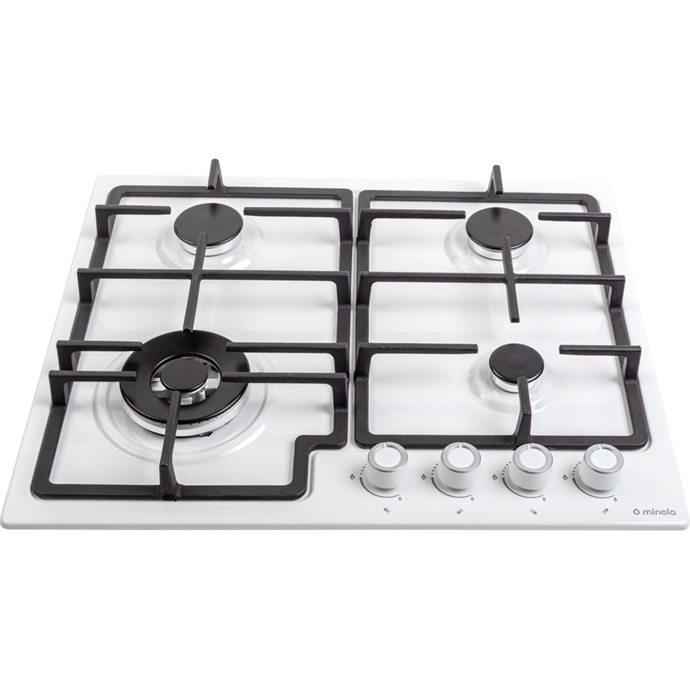 Варильна поверхня MINOLA MGM 616224 WH Тип поверхні газова