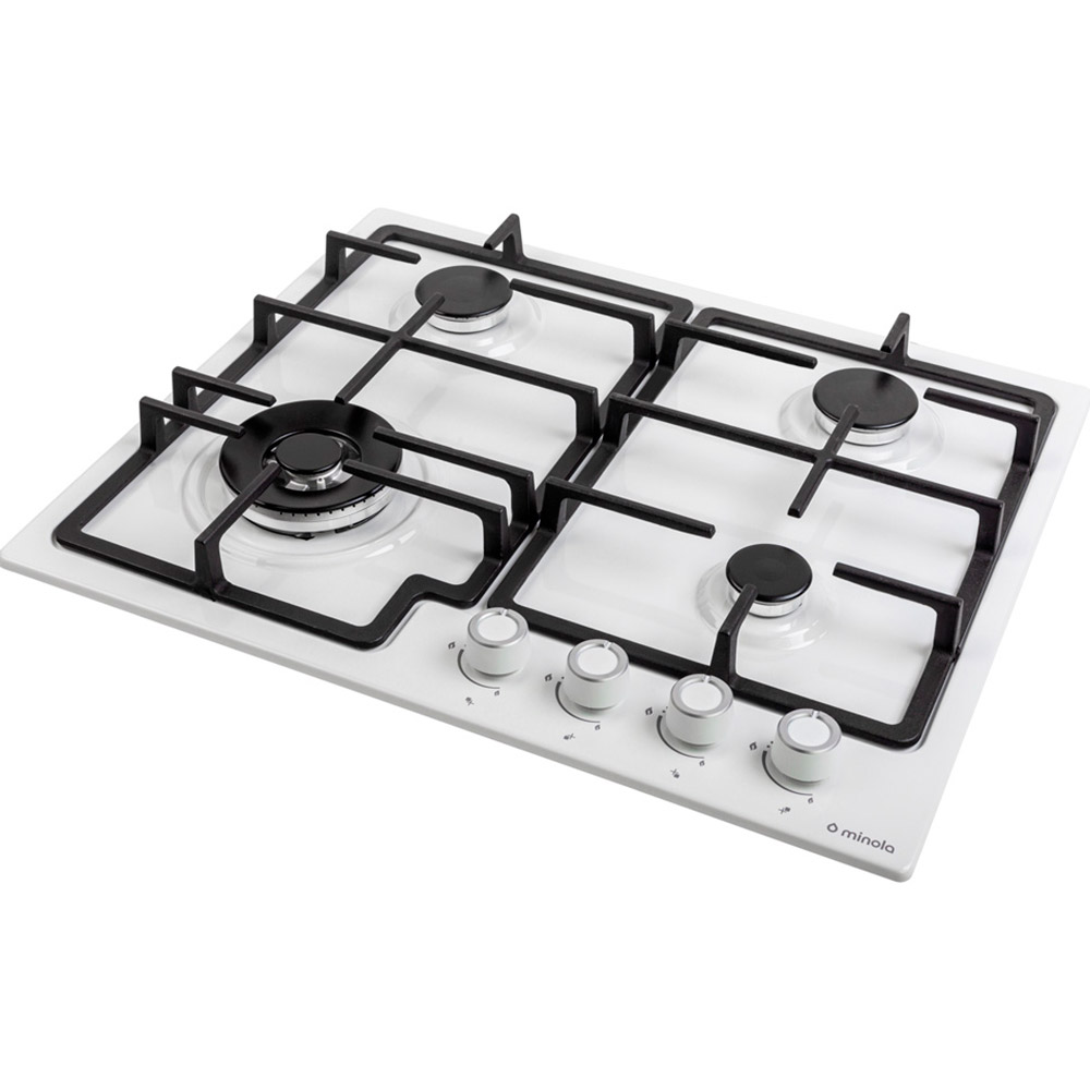 Варильна поверхня MINOLA MGM 616224 WH Газові конфорки 4