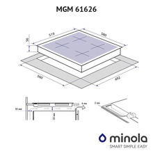 Варильна поверхня MINOLA MGM 61626 I