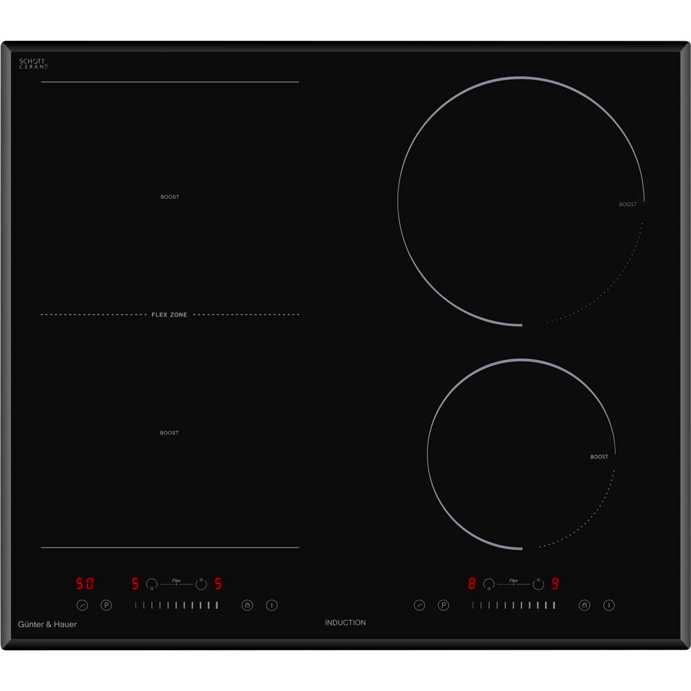 Варильна поверхня GUNTER & HAUER I 6 MFZ Тип поверхні індукційна