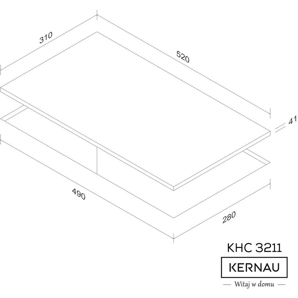 Варочная поверхность KERNAU KHC 3211 Тип поверхности электрическая