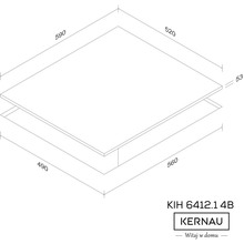 Варочная поверхность KERNAU KIH 6412.1-4B