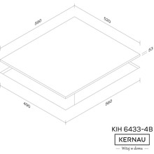 Варочная поверхность KERNAU KIH 6433-4B