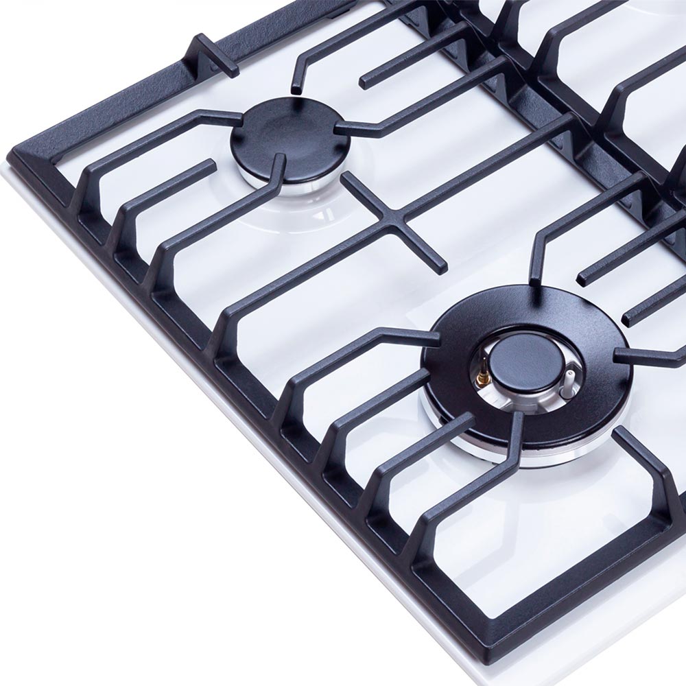Варильна поверхня WEILOR GM W 624 WH Газові конфорки 4