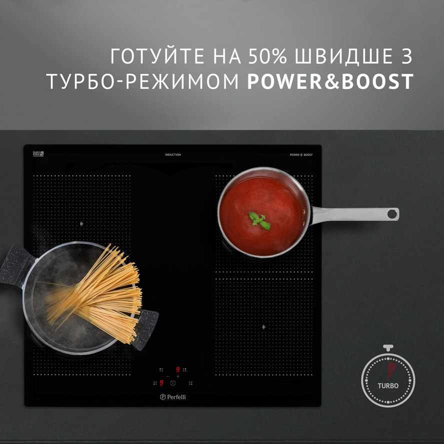 Зображення Варильна поверхня PERFELLI HI 674 BL