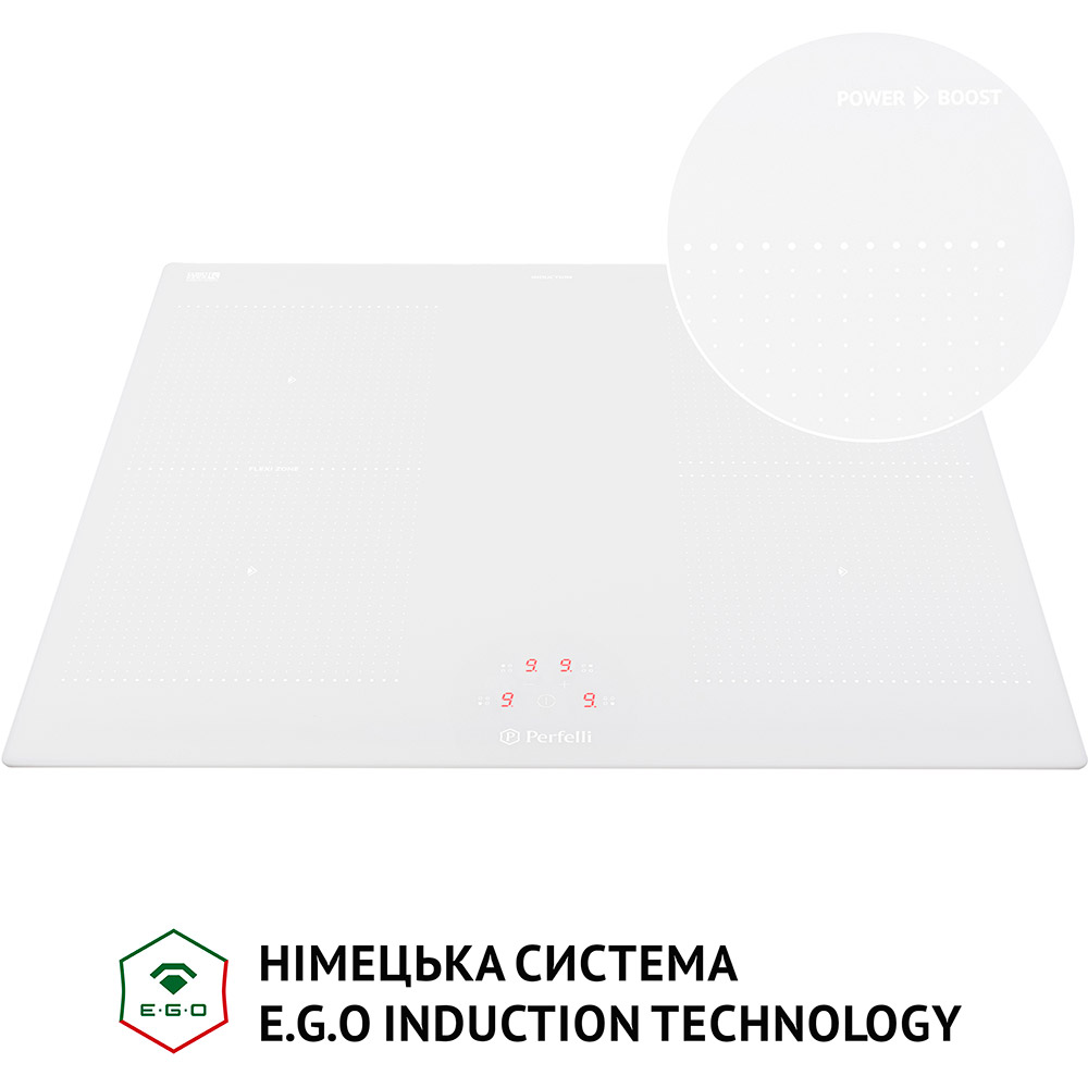Варильна поверхня PERFELLI HI 674 WH Колір білий