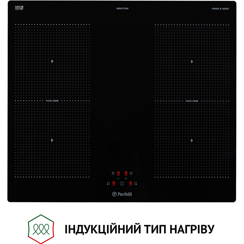 Варильна поверхня PERFELLI HI 684 BL Тип поверхні індукційна