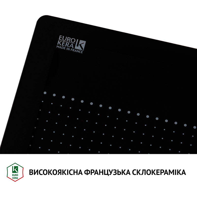 Зовнішній вигляд Варильна поверхня PERFELLI HI 684 BL