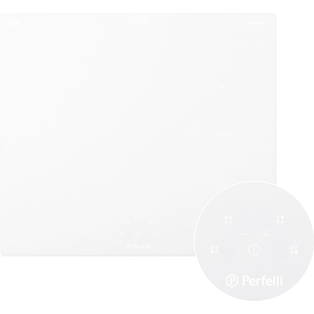 Варильна поверхня PERFELLI HI 684 WH Тип поверхні індукційна