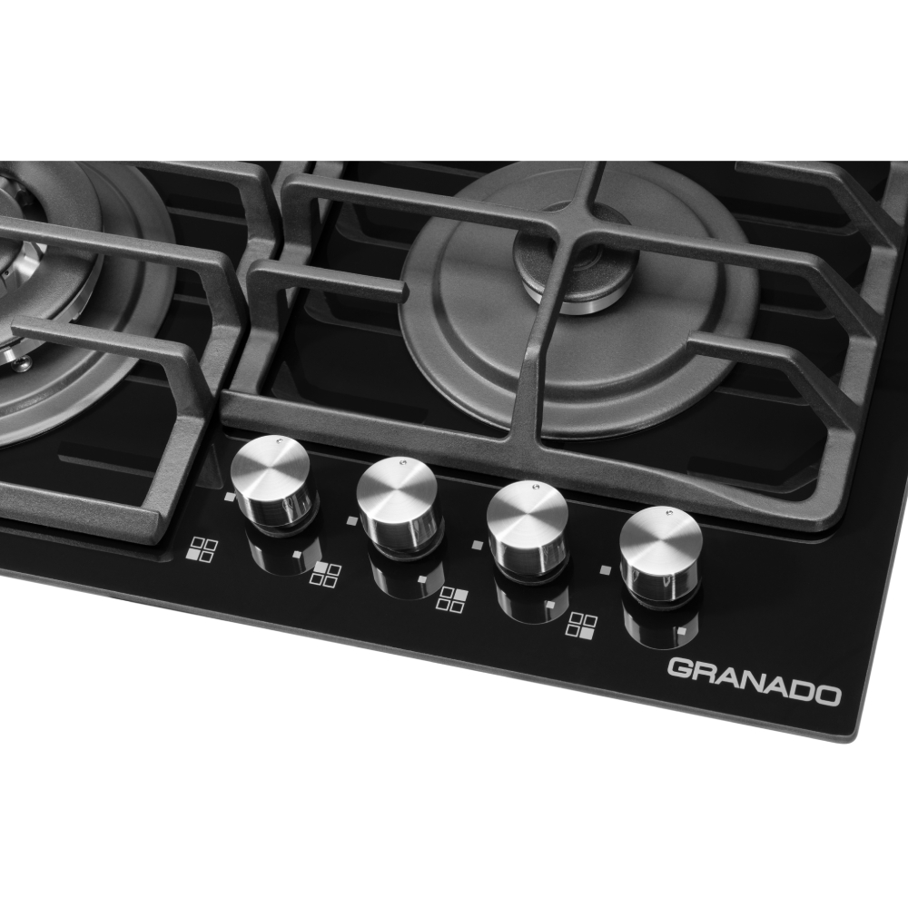 Варочная поверхность GRANADO GGH 62-114 Black Glass (GGH1621145) Газовые конфорки 4