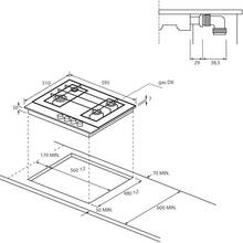 Варочная поверхность HAIER HAVG6BF4HB/1