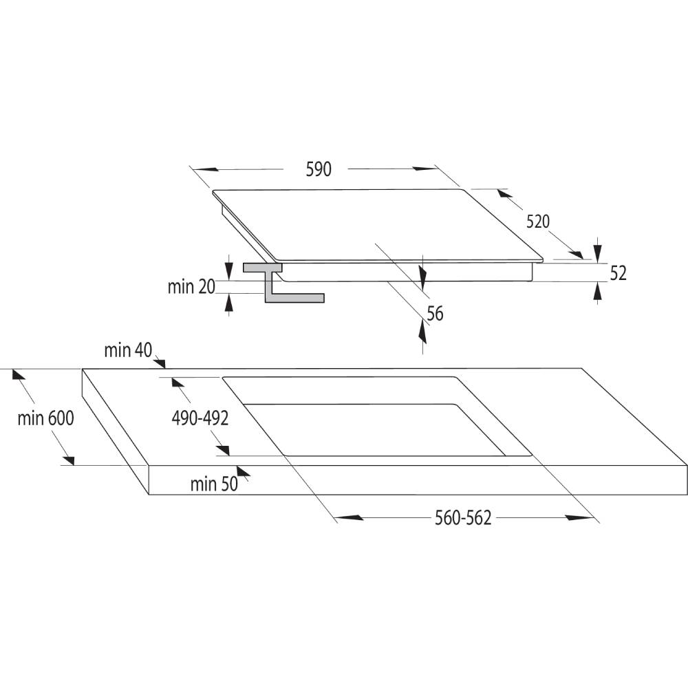 Фото Варильна поверхня GORENJE ISC 645 BSC (PK-B47221-F1)