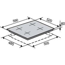 Варочная поверхность VENTOLUX HI 64 TC FBS SQFZ SL