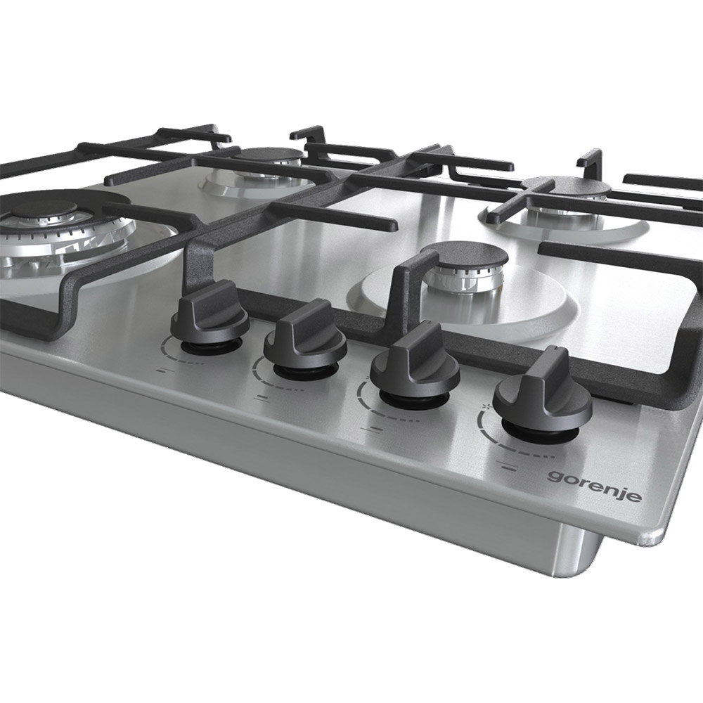 Варильна поверхня GORENJE GW 641 EBX (BG6HB-G0B) Колір нержавіюча сталь