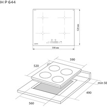 Варочная поврехность PYRAMIDA IH P 644