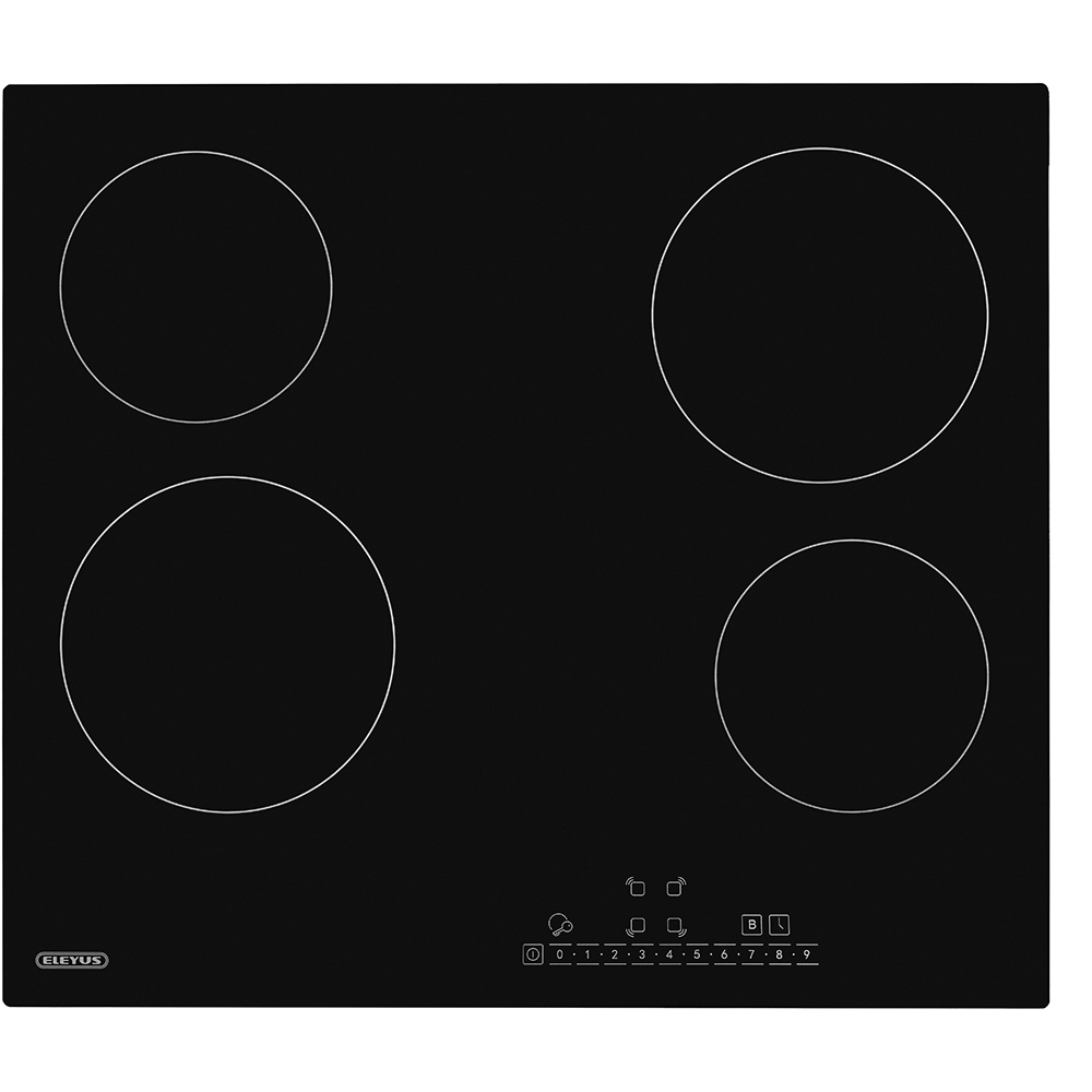 Варильна поверхня ELEYUS H3EBHG SL 60 BL V Тип поверхні електрична