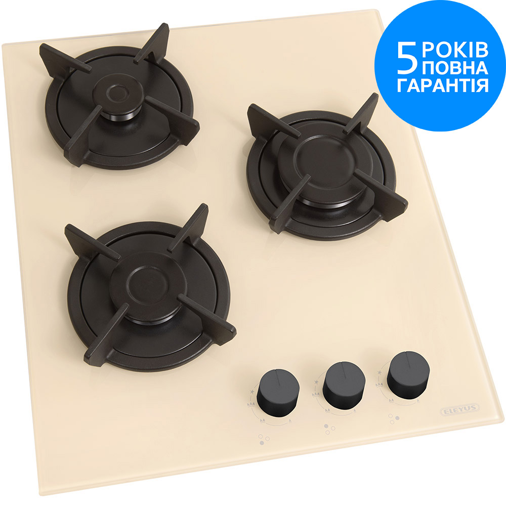 Варочная поверхность ELEYUS MALVA 45 BG CF Тип поверхности газовая
