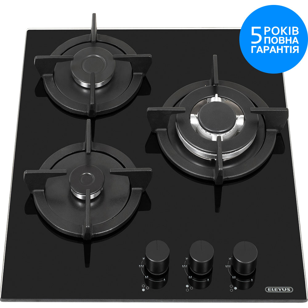 Варочная поверхность ELEYUS MALVA 45 BL CTF Правая 3800 Вт, 130 мм