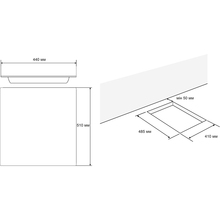 Варочная поверхность ELEYUS MALVA 45 BL CTF