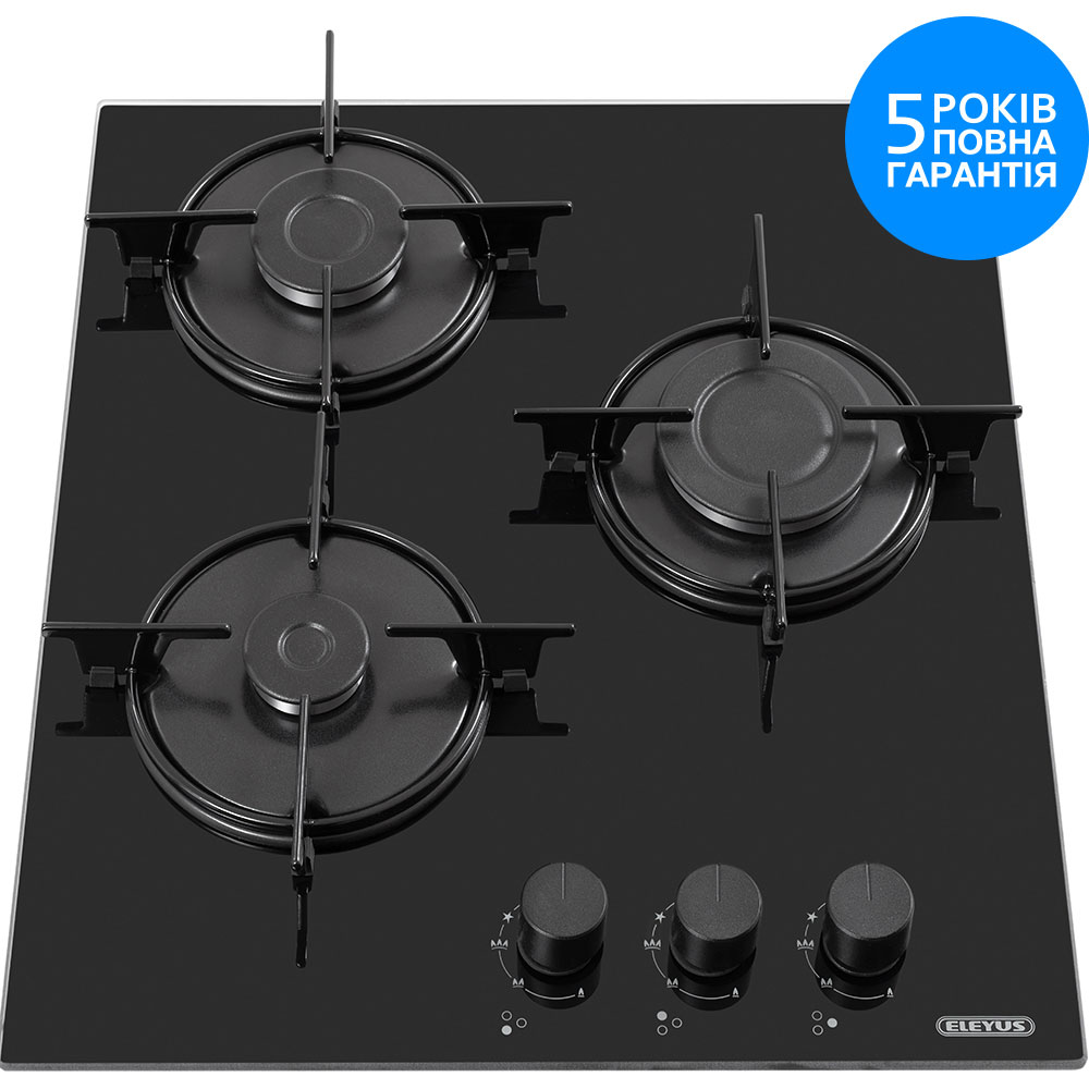 Варильна поверхня ELEYUS MALVA 45 BL EF Права 2600 Вт, 100 мм