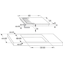 Варочная поверхность HISENSE GG663BT (BG6EB-G2B)