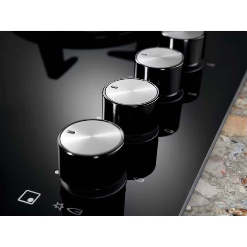 Огляд Комплект духова шафа ELECTROLUX EOF5C50BZ + варильна поверхня газова ELECTROLUX KGG64362K