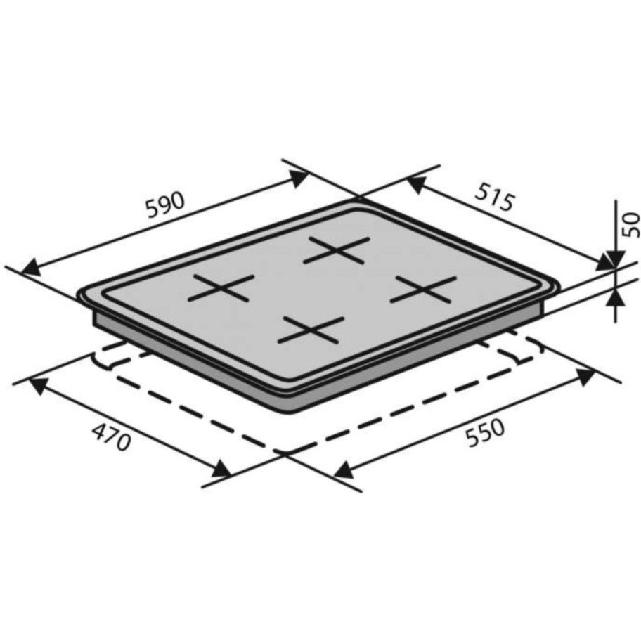 Замовити Варильна поверхня VENTOLUX HSF640-T3G CEST (BK) MK (2059765966371)