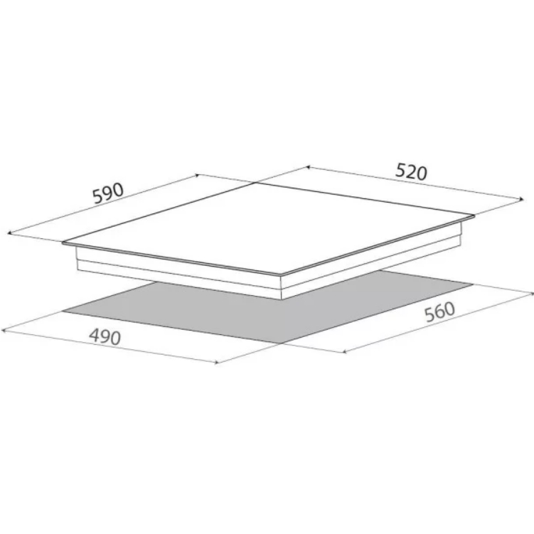 Заказать Варочная поверхность ELICA RATIO 604 PLUS BL